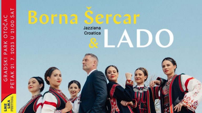 Borna Šercar's Jazziana Croatica i Ansambl LADO nastupaju u Otočcu  u sklopu Like Lika festivala